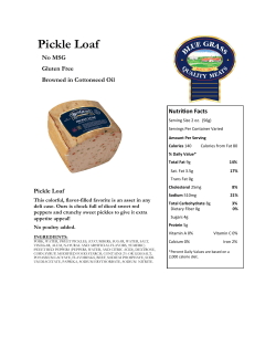 Pickle Loaf - Blue Grass Quality Meats