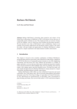 Barbara McClintock