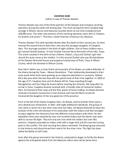 Caiaphas Kenard Ham - Wilson County Historical Society