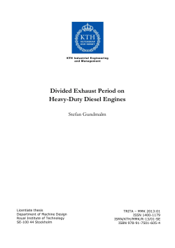 Divided Exhaust Period on Heavy