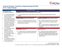 PLTW Engineering Grade 9 - Oxford Area School District