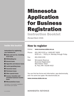 Application for Business Registration (Form ABR) instruction booklet