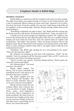 Cytoplasm: Murder in Rabbit Ridge