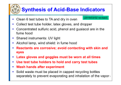 Synthesis of Acid