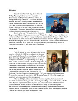 Read about our 2015 Student mentors here.