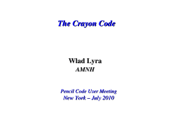 The Crayon Code