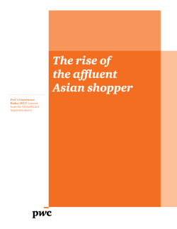 The rise of the affluent Asian shopper