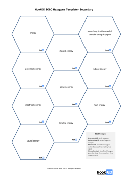 HookED SOLO Hexagons Template - Secondary