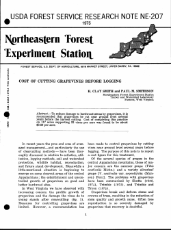 cost of cutting grapevines before logging