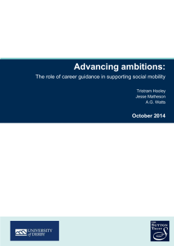 Advancing ambitions
