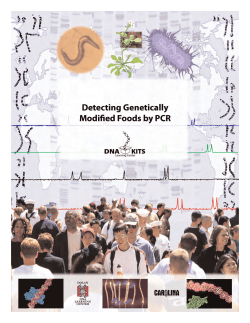 Detecting GM Foods by PCR.QXD - DNALC Kits