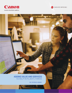 ADDING VALUE AND SERVICES TO HELP IN