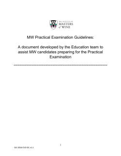 to - the Institute of Masters of Wine