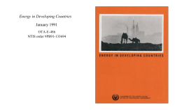 Energy in Developing Countries