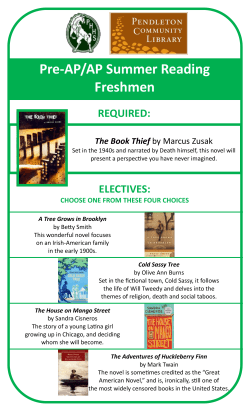 AP Summer Reading Lists