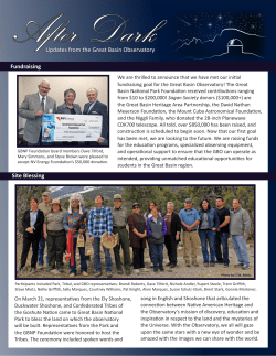 May 2016 - Great Basin Observatory