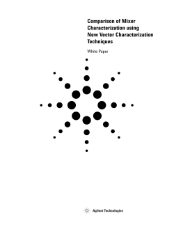 Comparison of Mixer Characterization using New Vector