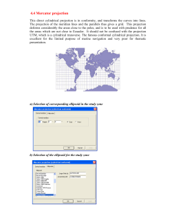 4.4 Mercator projection