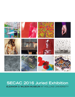SECAC 2016 Juried Exhibition