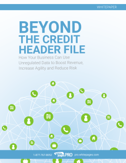 the credit header file