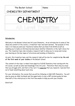 Organic molecules and functional groups