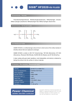 Silicone Oil - Power Chemical Corporation