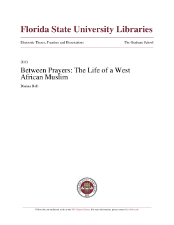 Between Prayers: The Life Of A West African Muslim