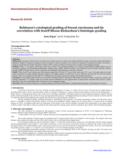 International Journal of Biomedical Research Research Article