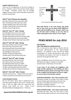 a PDF version of July Pews News