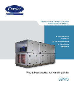 Installation Operation and Maintenance Instructions