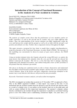 Introduction of the Concept of Functional Resonance in