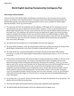 National Championship Contingency Plan