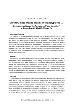 A yellow mote of sand dreams in the polyp`s eye