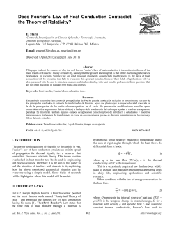 Does Fourier`s Law of Heat Conduction Contradict the Theory of