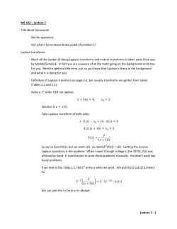 Lecture 2 - Cal Poly