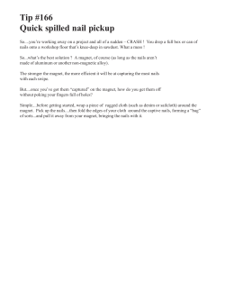 Tip #166 Quick spilled nail pickup