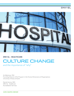 culture change - DNV GL