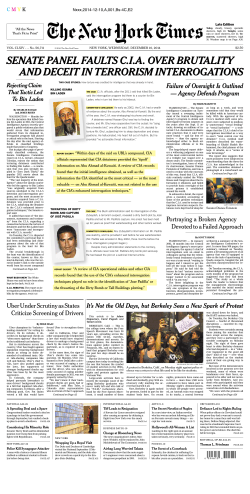 senate panel faults cia over brutality and deceit in terrorism