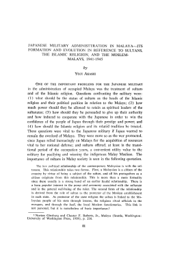 Japanese military administration in Malaya