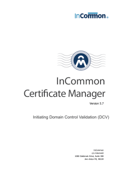 DCV Guide - Comodo Enterprise