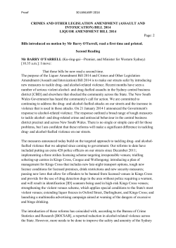 2R Crimes and Liquor