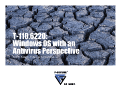 T-110.6220 Windows OS