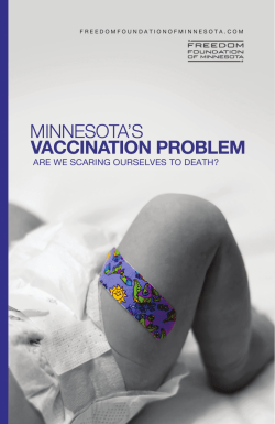 Minnesota`s Vaccination Problem - Freedom Foundation of Minnesota