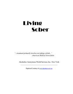 Living Sober