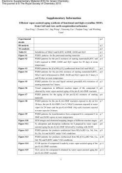 Supplementary Information - Royal Society of Chemistry