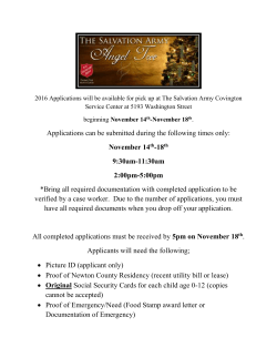 Applications can be submitted during the following times only