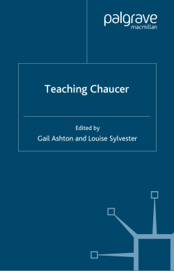 Teaching Chaucer - Perpustakaan STKIP Kusuma Negara