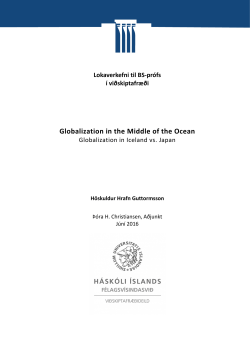 Globalization in the Middle of the Ocean