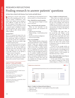 Summer 2015.indd - Canadian Oncology Nursing Journal