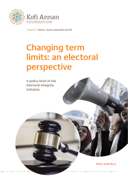 Changing term limits: an electoral perspective